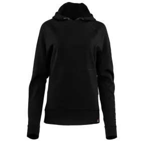 Womens Merino 260 Lounge Hoodie (Black/Smoke)