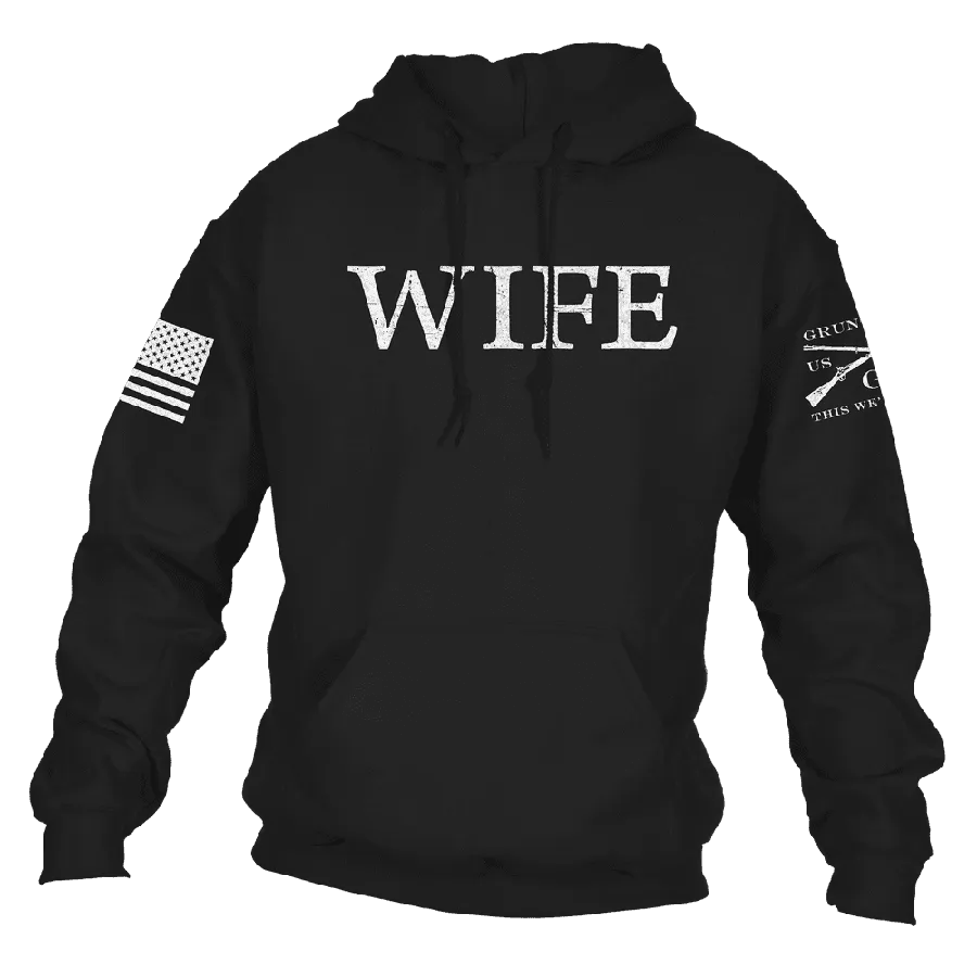 Women's Wife Defined Hoodie - Black